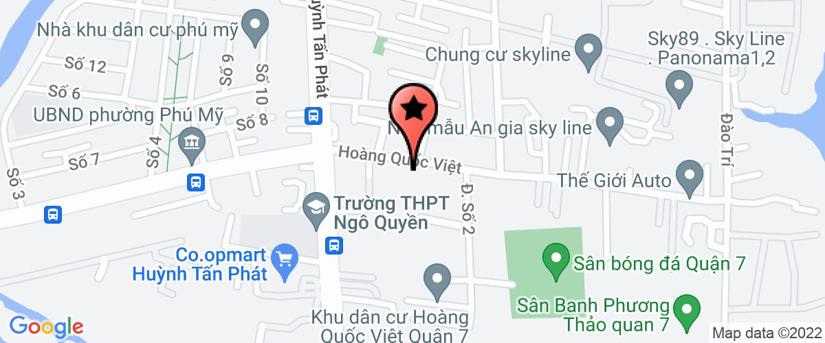 Map go to Phu My Lands Joint Stock Company