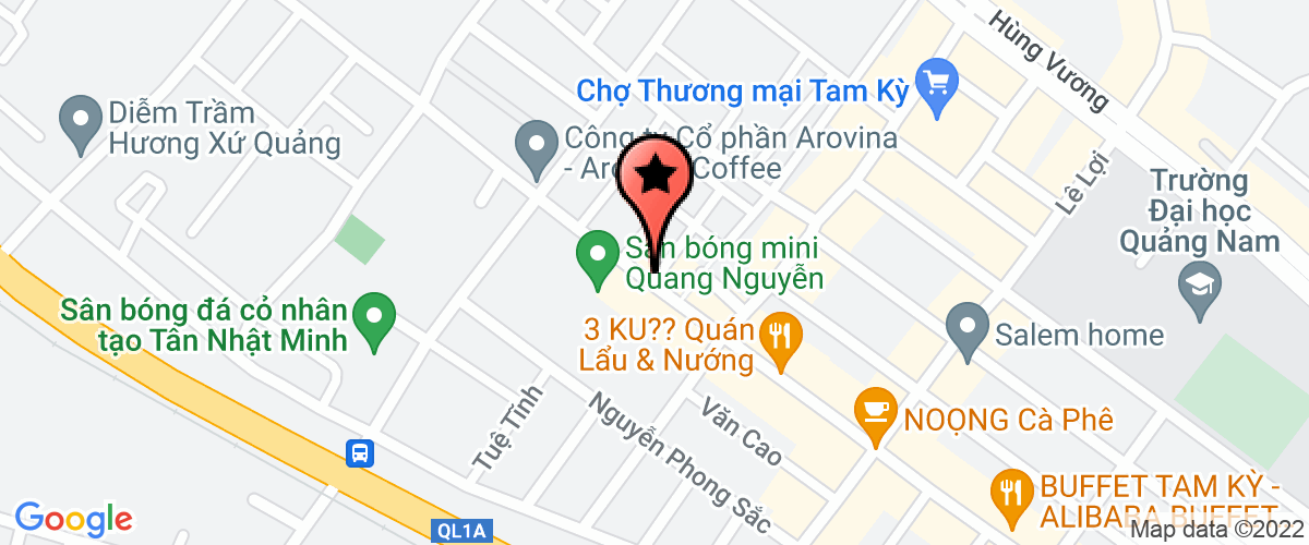 Bản đồ đến Công Ty TNHH Dịch Vụ Và Thương Mại Sơn Mỹ Quảng Nam