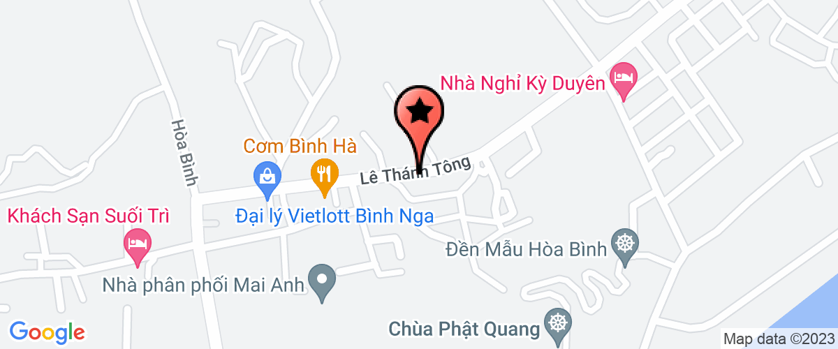 Map go to Bao Tang Hoa Binh Province