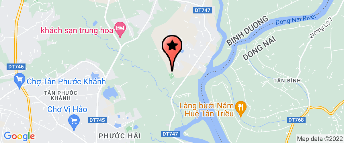 Map go to co phan xuat nhap khau thuy san Thuan Phat Company