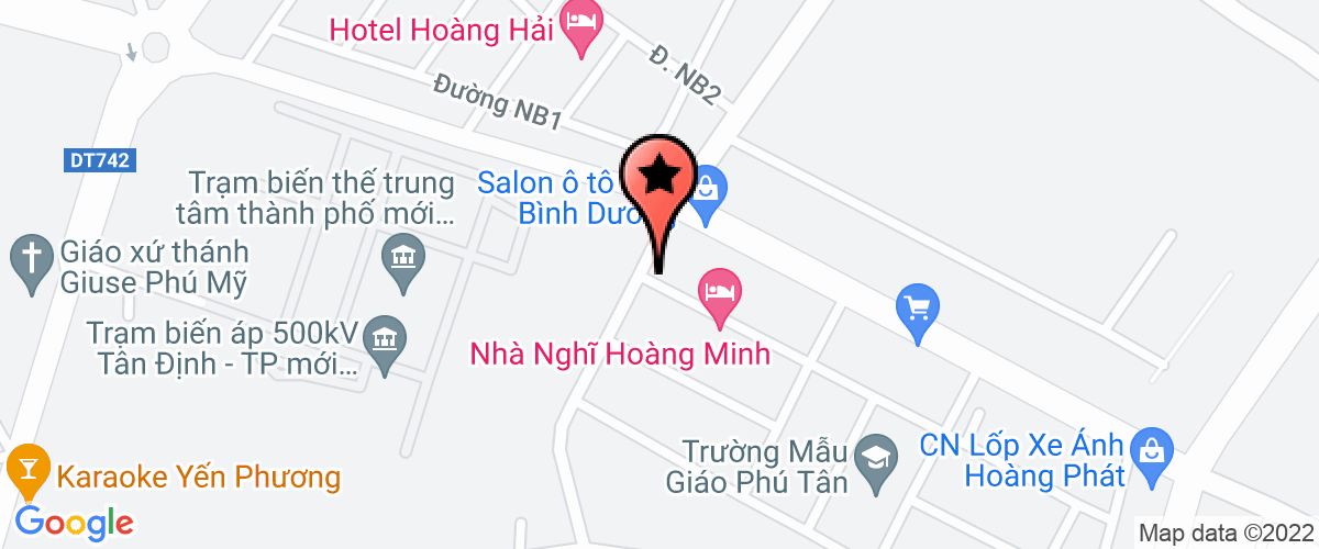 Map go to Kim Nga Food Service Trading Company Limited