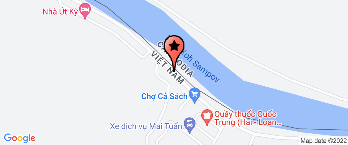 Map go to van hoa the thao Hong Ngu District Center