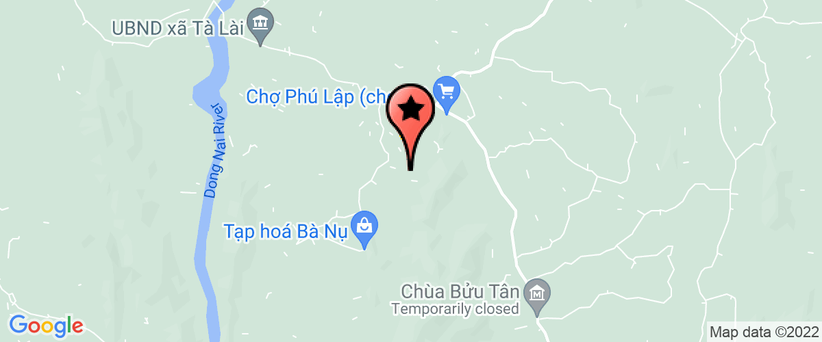Bản đồ đến UBND Xã Phú Thịnh