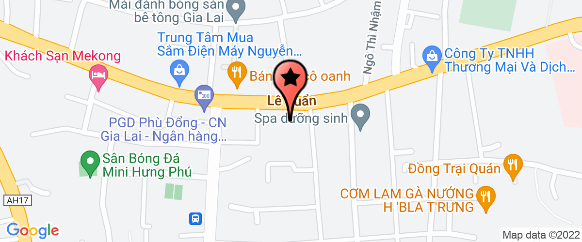 Map go to Anh Khoa Gia Lai Minerals Joint Stock Company
