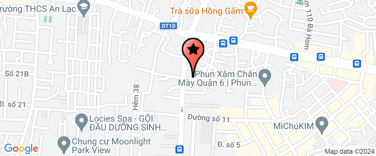 Map go to Benh Vien Chuyen Khoa Tham My Angel Company Limited