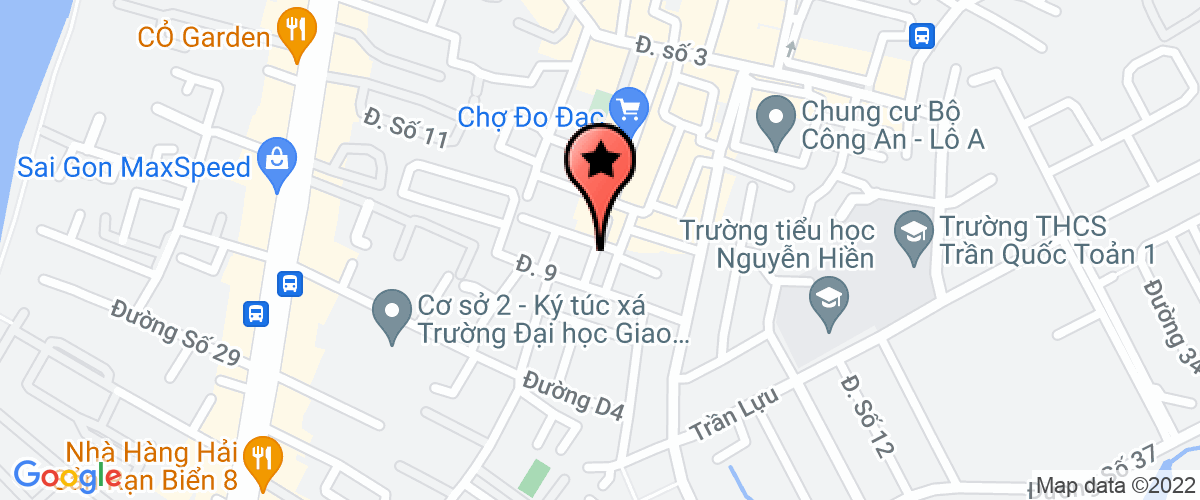 Map go to Isec Viet Nam Joint Stock Company