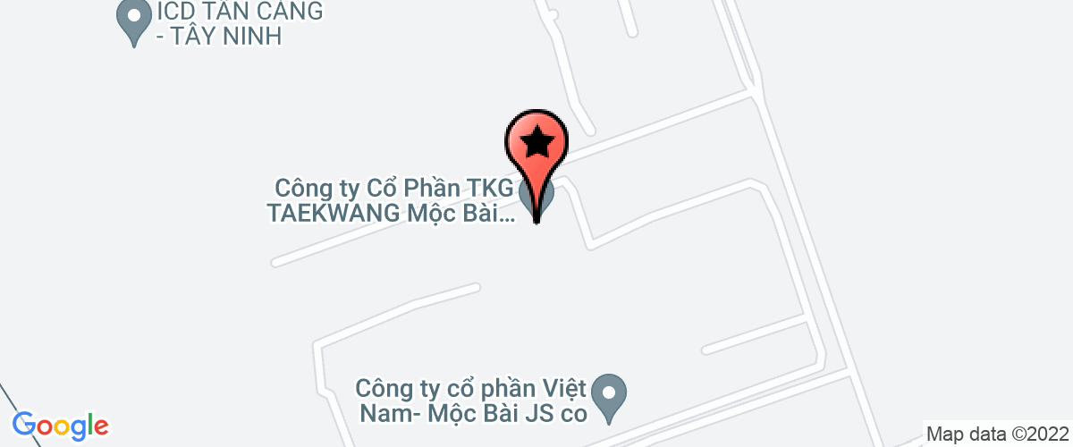 Map go to VietNam Moc Bai(TISS CO.TLD) Joint Stock Company