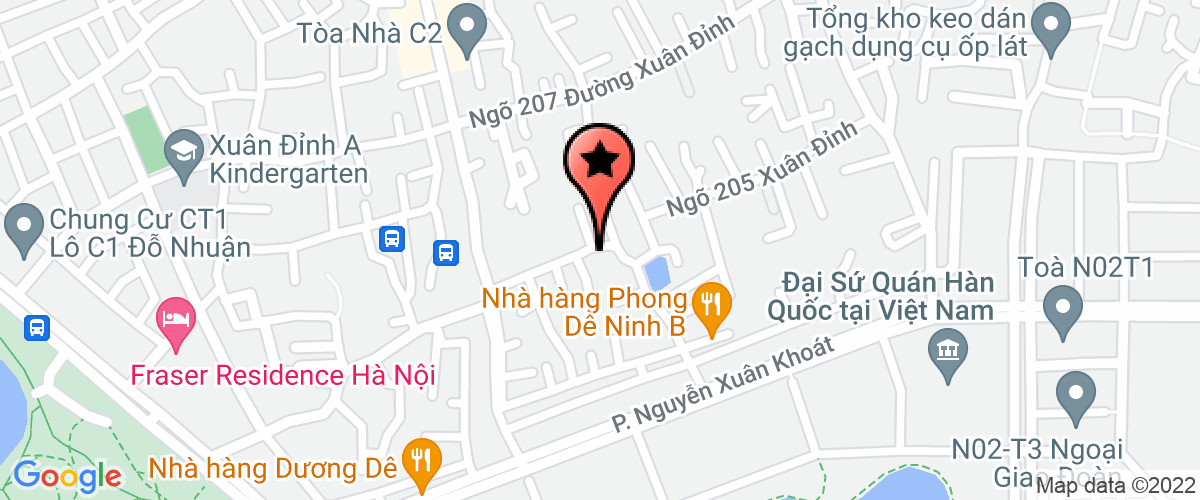 Map go to Ngocanh Diamond Joint Stock Company