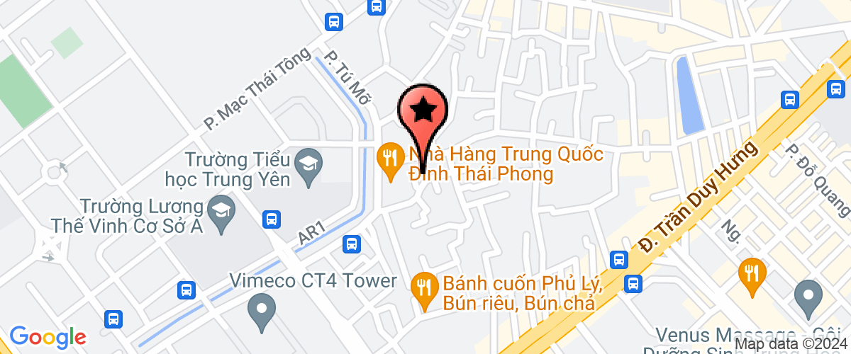 Map go to Luu Tru Ha Noi Service Joint Stock Company