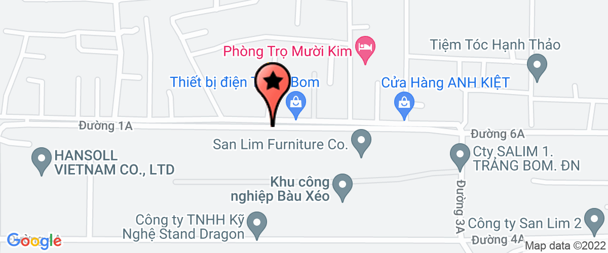 Map go to Dong Tam Agricultural Nutrition Company Limited
