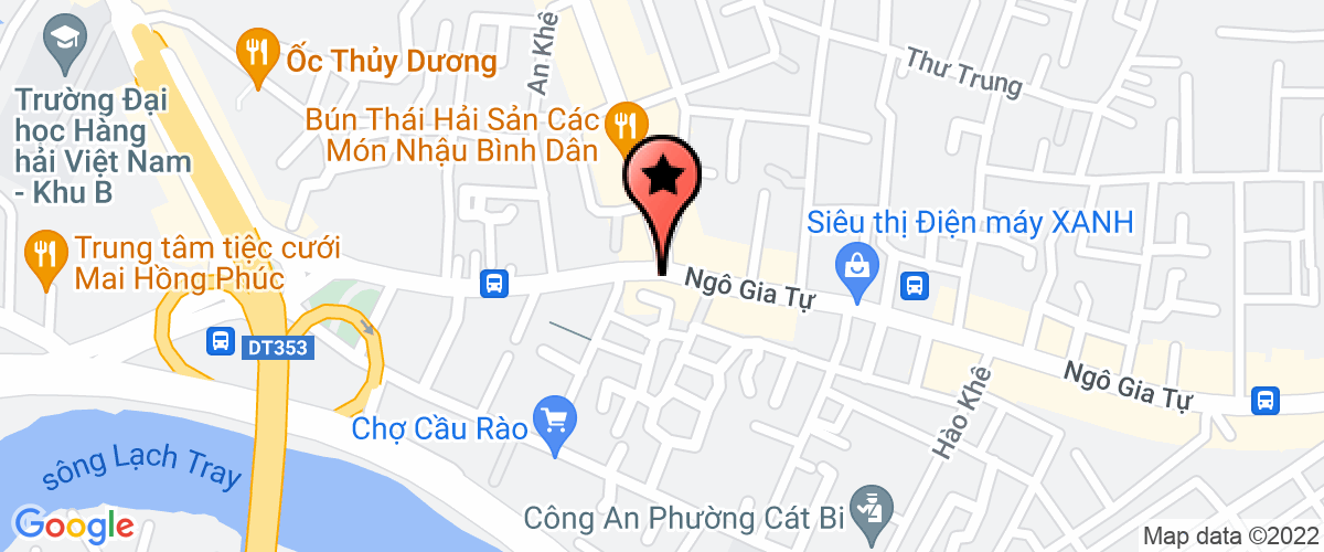Map go to Hai An Thinh Joint Stock Company