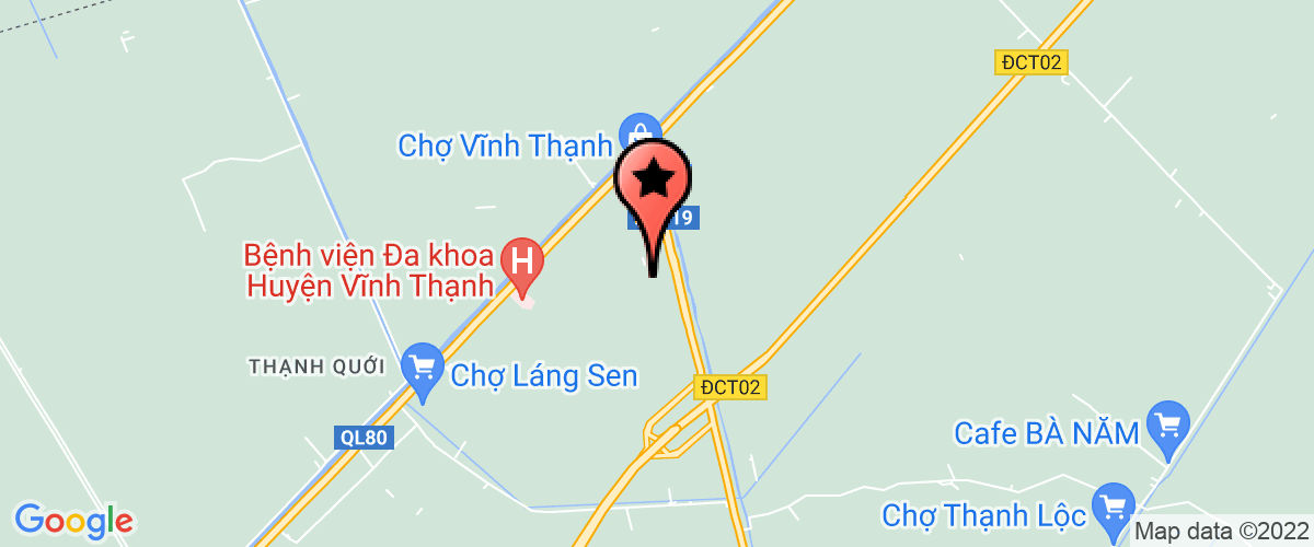 Map go to Uy Vinh Thanh District Office