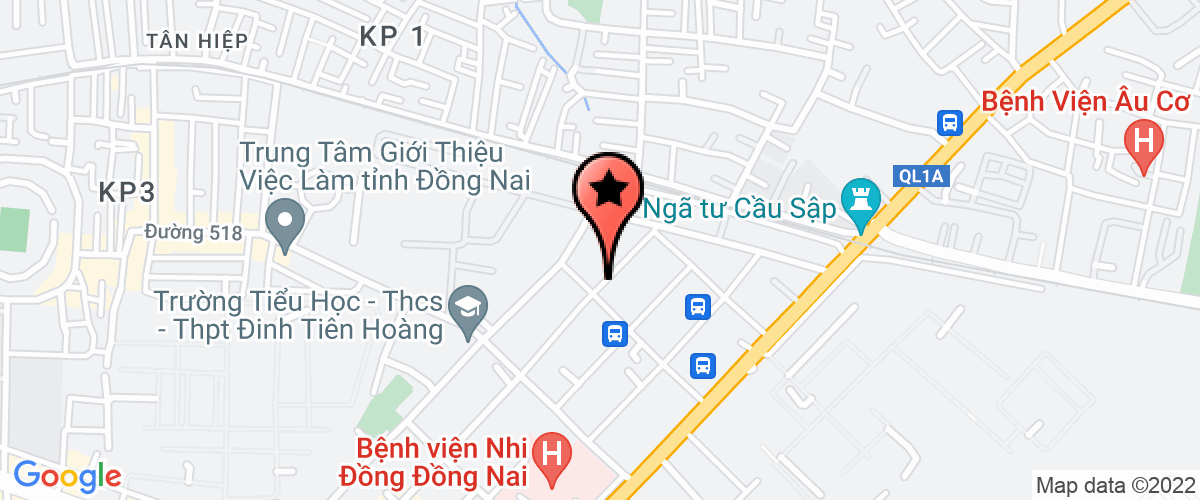 Map go to Nam Tri Viet Education and Development Company Limited