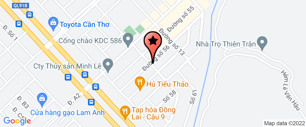 Bản đồ đến Công Ty TNHH Một Thành Viên Thương Mại Dịch Vụ Vận Tải Thuận Thiên Sơn