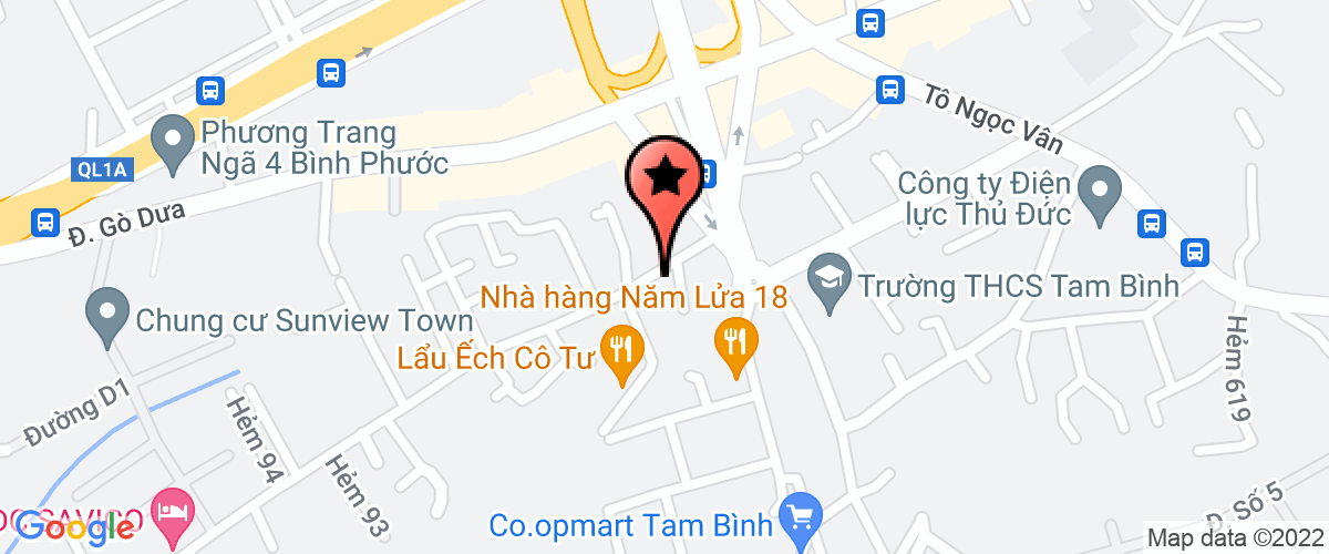 Map go to Phuong Nhu Pnc Trading Export Import Company Limited