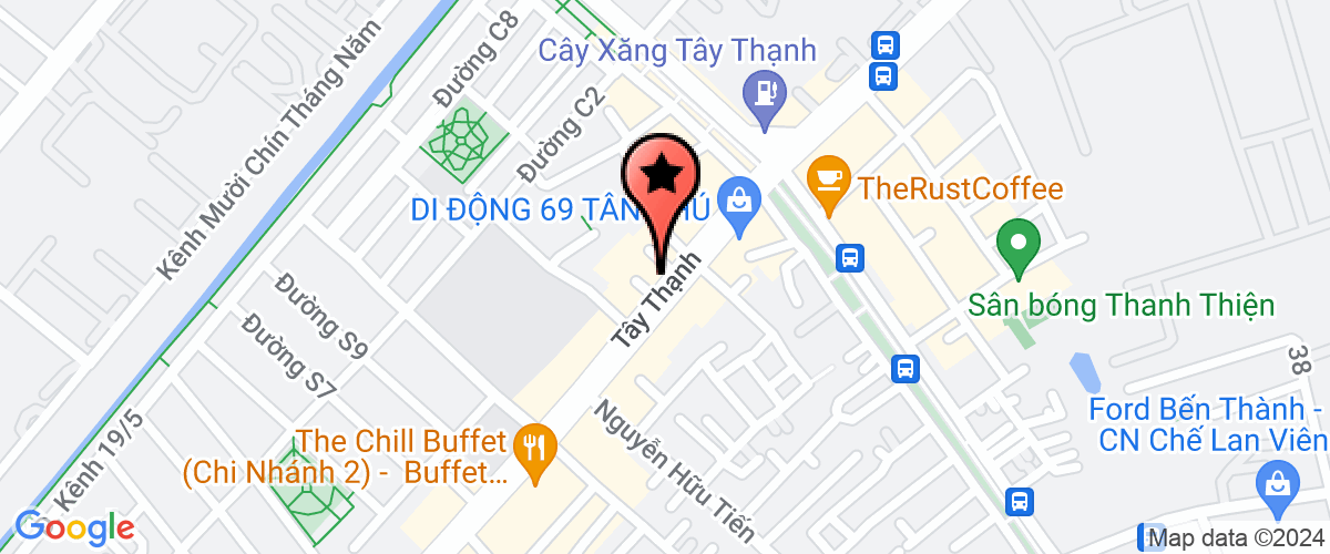 Map go to Branch of  Chau au - Store Trading Company Limited