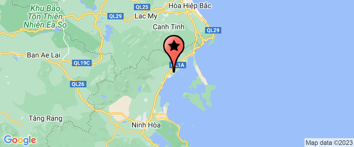 Map go to Van Ninh Property Investment Construction Joint Stock Company