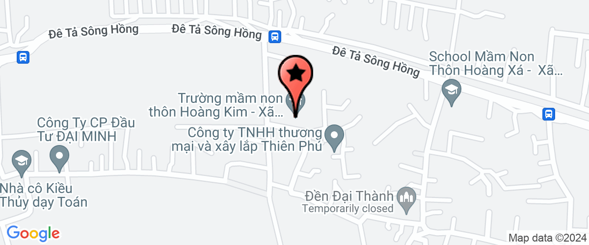 Map go to Dai Minh Investment Joint Stock Company
