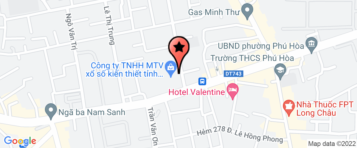 Map go to Ngoc Minh Tin Company Limited