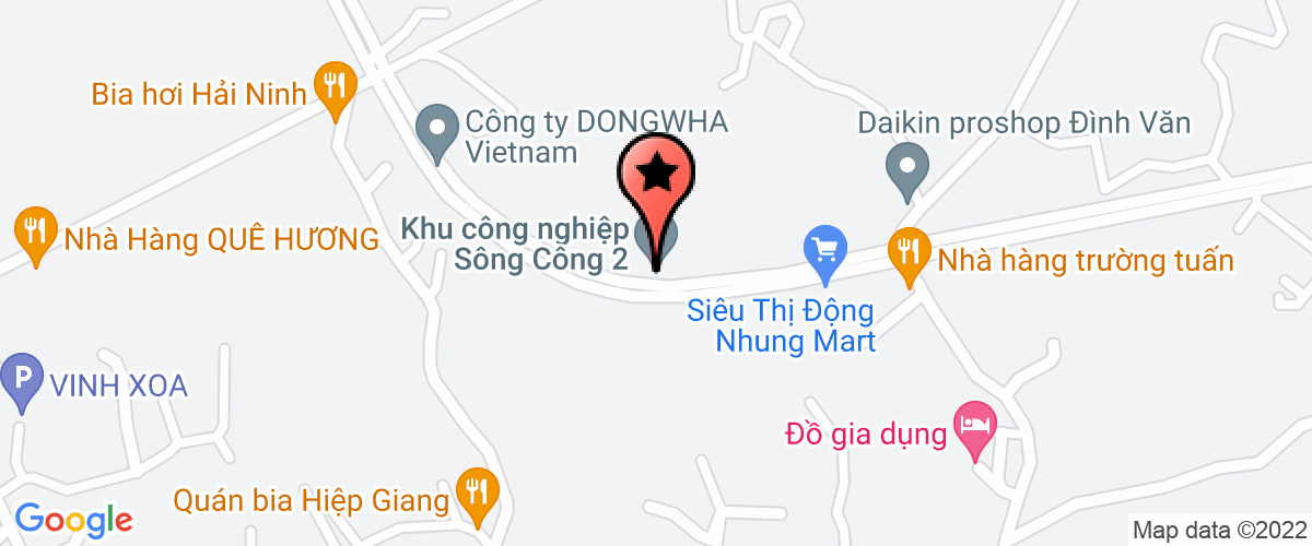 Map go to Huong Dong Company Limited