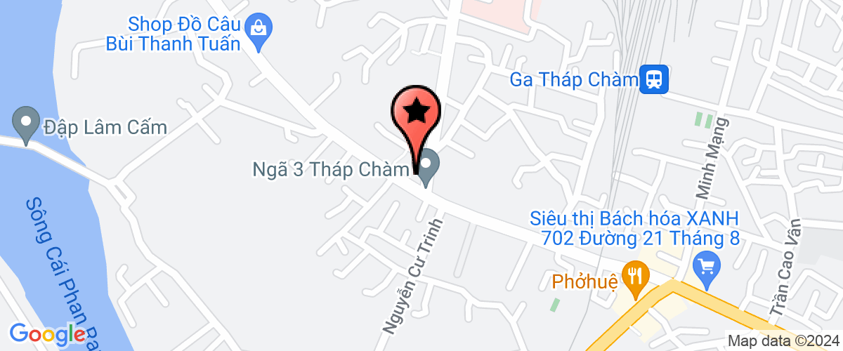 Map go to Minh Duc Thap Cham Transport Service Trading Company Limited