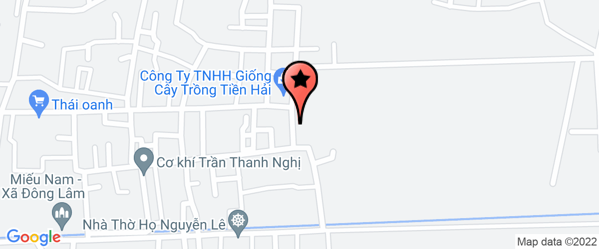 Map go to Tien Hai Seedling Company Limited