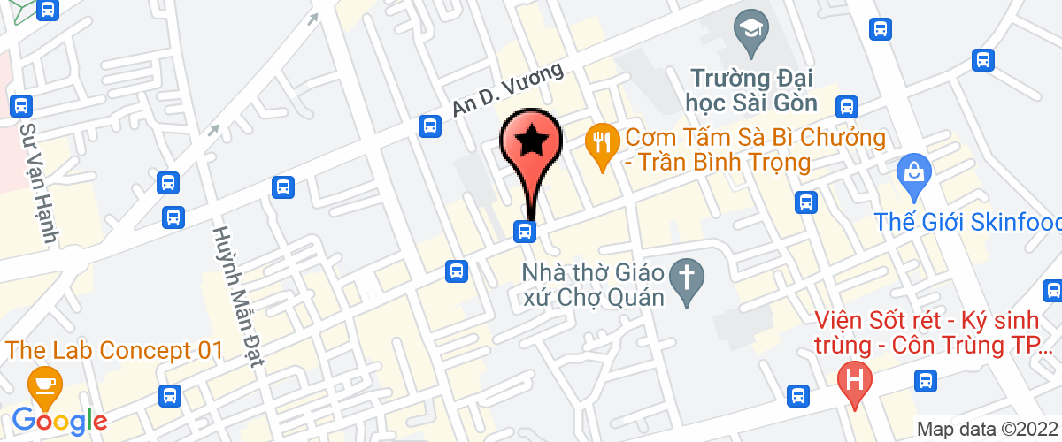 Bản đồ đến Công Ty TNHH Dịch Thuật Tư Vấn Quản Lý Sài Gòn