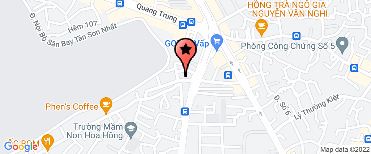 Map go to Yoga Anh Binh Minh Company Limited