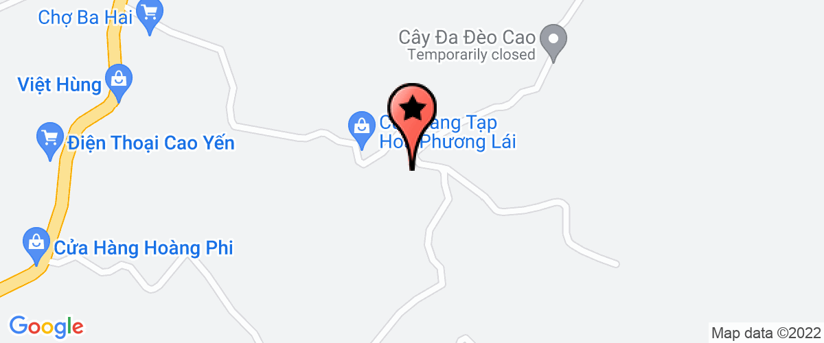 Map go to Che Huu Hung Private Enterprise
