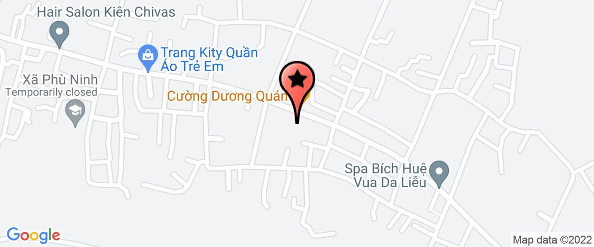 Map go to Phu Ninh Secondary School