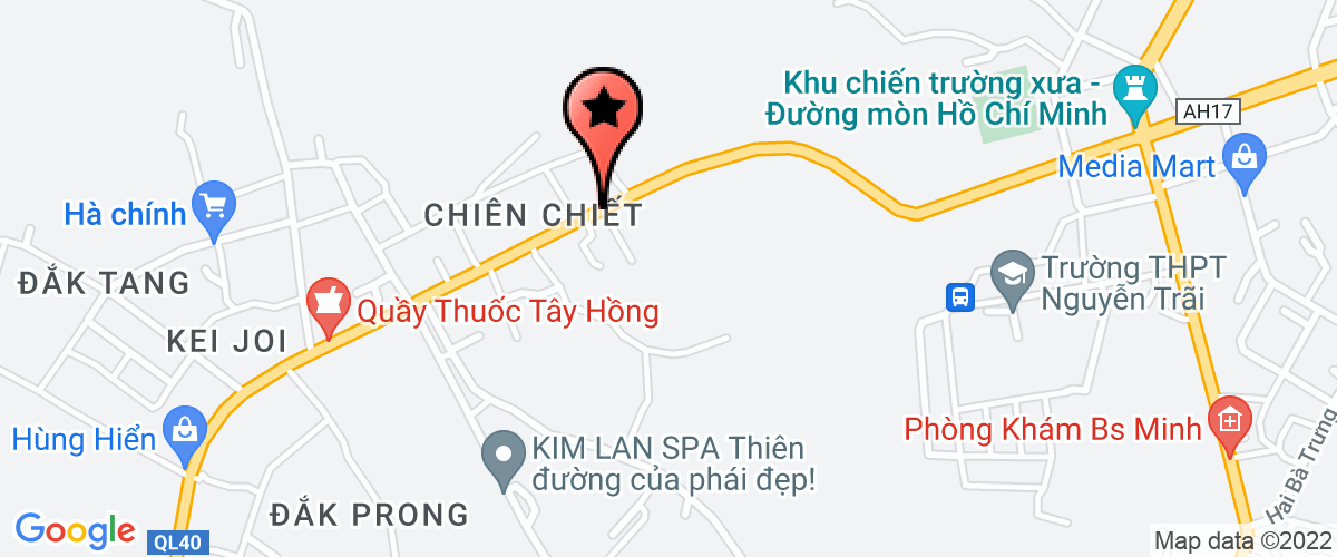 Map go to Nhat Quang Ngoc Hoi Company Limited