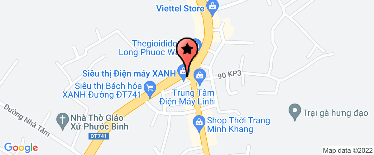 Map go to Thac Mai Gas Station Company Limited