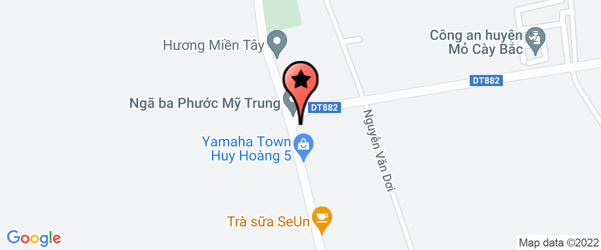 Map go to DOaN TNCS Ho CHi MINH HUYeN Mo CaY BaC