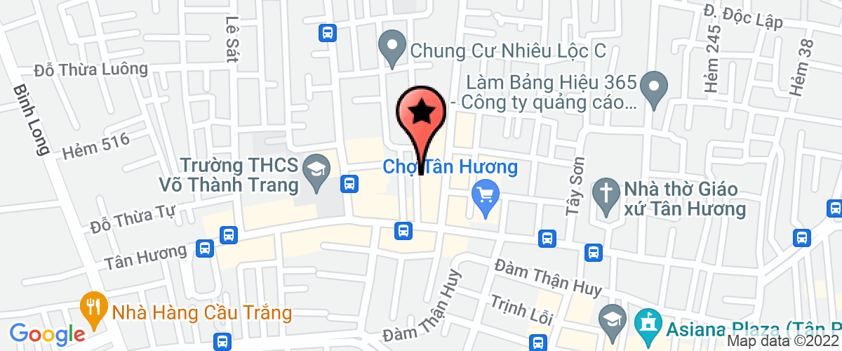 Map go to Huy Ha Garments and Trading Company Limited