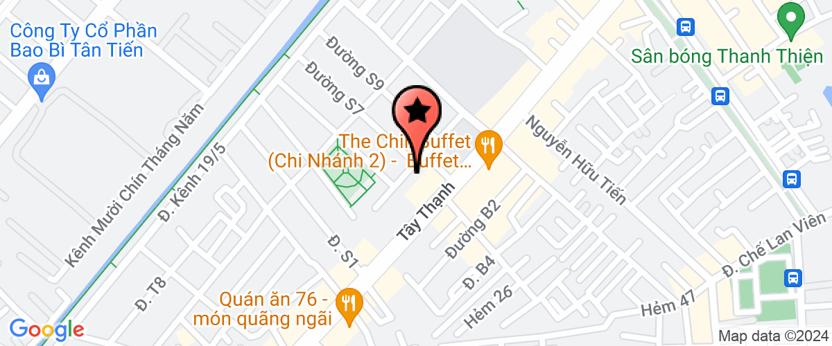 Map go to Van Nhan Service Trading Company Limited