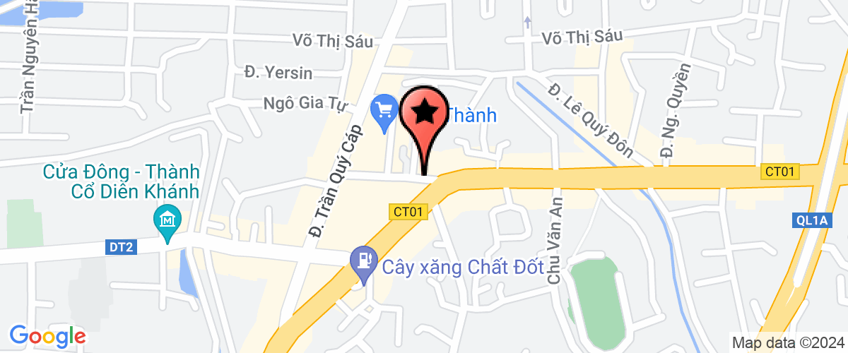 Map go to Phong Y te Dien Khanh