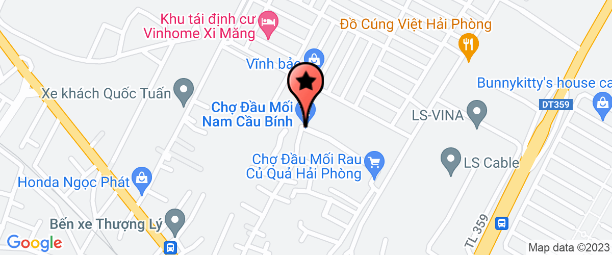 Map go to Viet Hoang Industry Joint-Stock Company