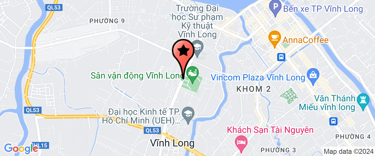 Map go to Ban Dan Van uy Vinh Long Province