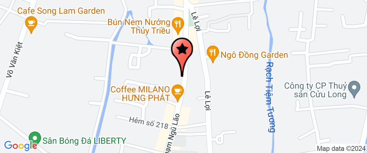 Map go to Man Huong Dinh Company Limited
