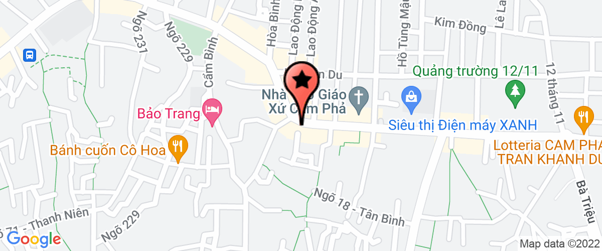 Map go to 1 Thanh Vien  Kien An Trading Service Company Limited