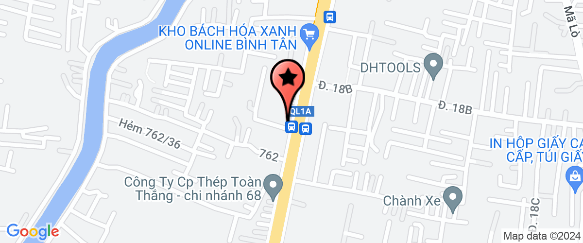 Map go to Toan Huy Mechanics Services Trading Company Limited