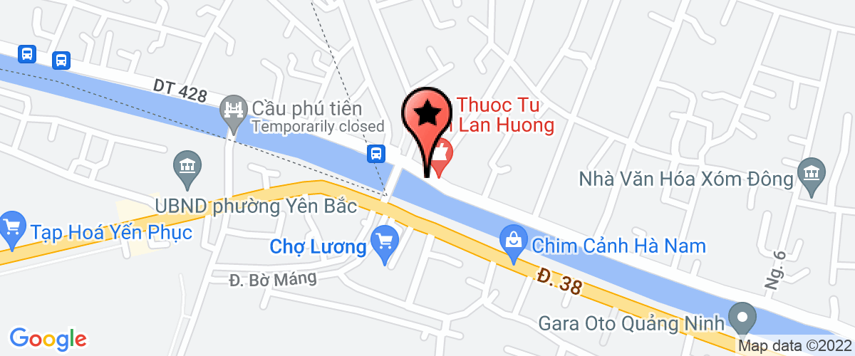 Map go to N0.1 Nam Phuong Investment Construction Trading Joint Stock Company