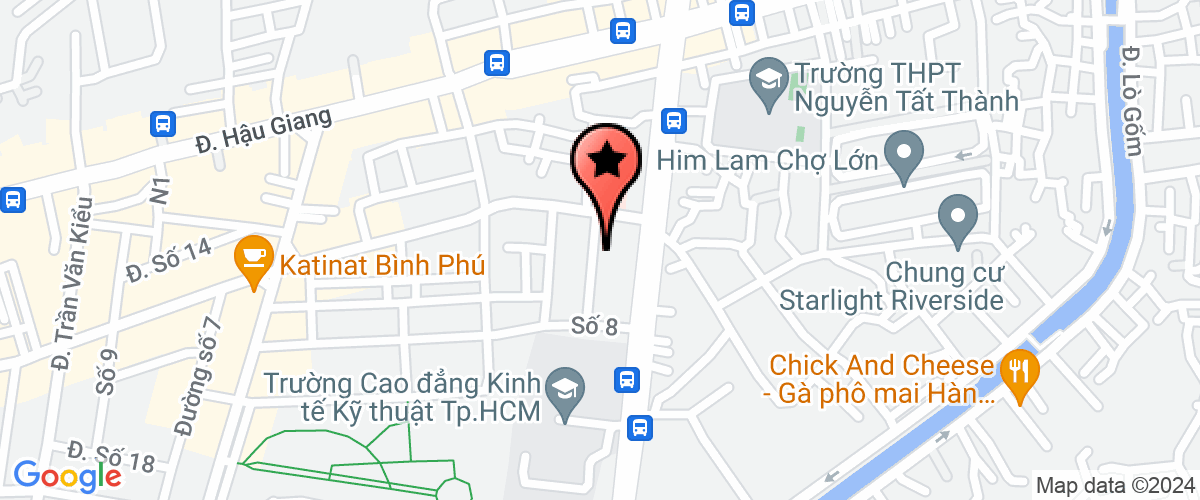 Bản đồ đến Cty TNHH Mậu Dịch Khanh Chí