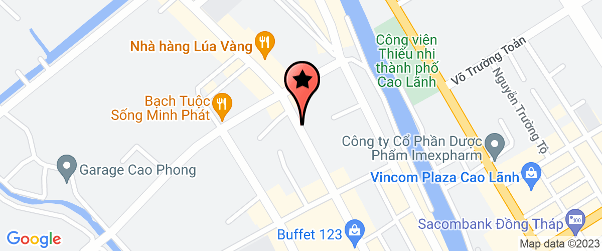 Map go to Xanh Dt Land Company Limited