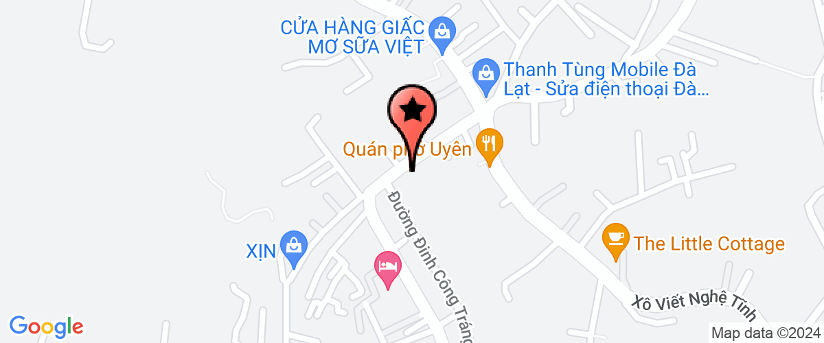 Map go to Dalat Nam Viet Company Limited