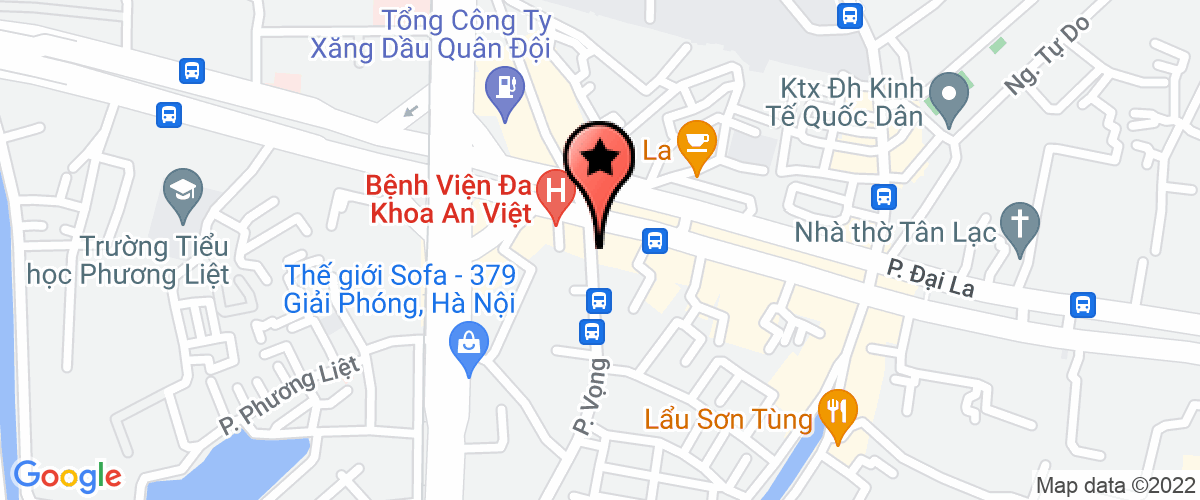 Map go to Lien Ninh Construction Mechanical Company Limited