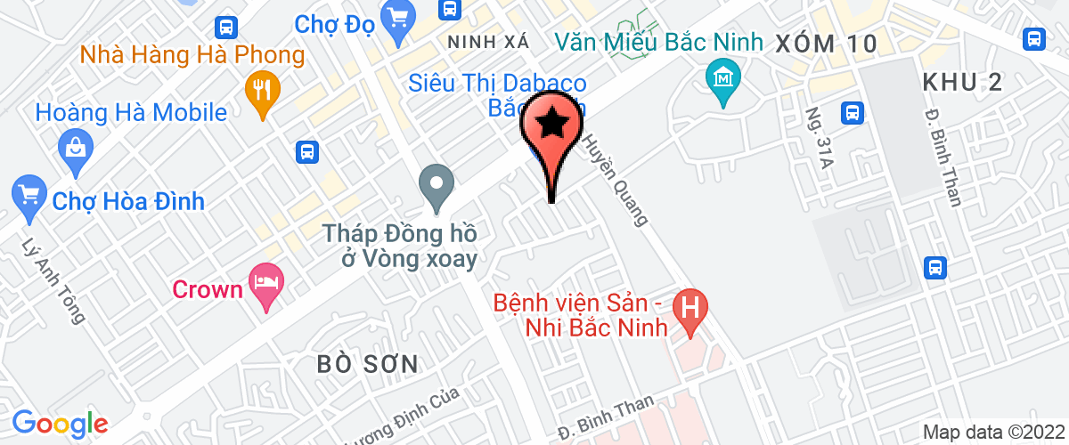 Map go to Quang Thanh Service Company Limited