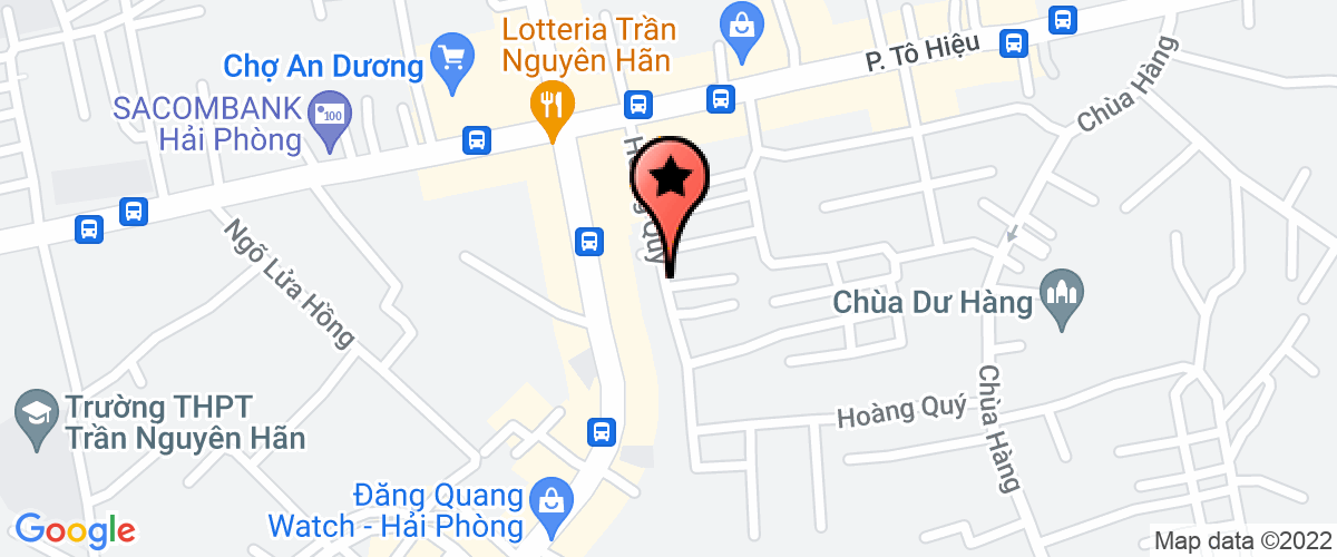 Map go to Hoa chat va thiet bi Hai Phong Company Limited