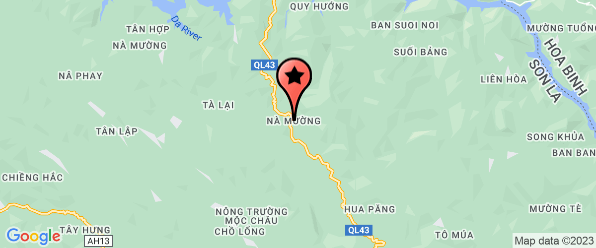 Map go to UBND xa Na Muong Moc Chau District