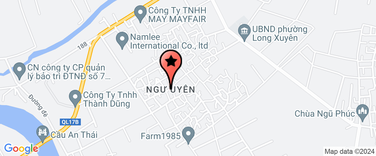 Map go to Thanh Dung Company Limited
